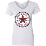 T-Shirts White / S Demogorgon Women's V-Neck T-Shirt