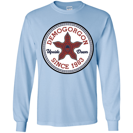 T-Shirts Light Blue / YS Demogorgon Youth Long Sleeve T-Shirt