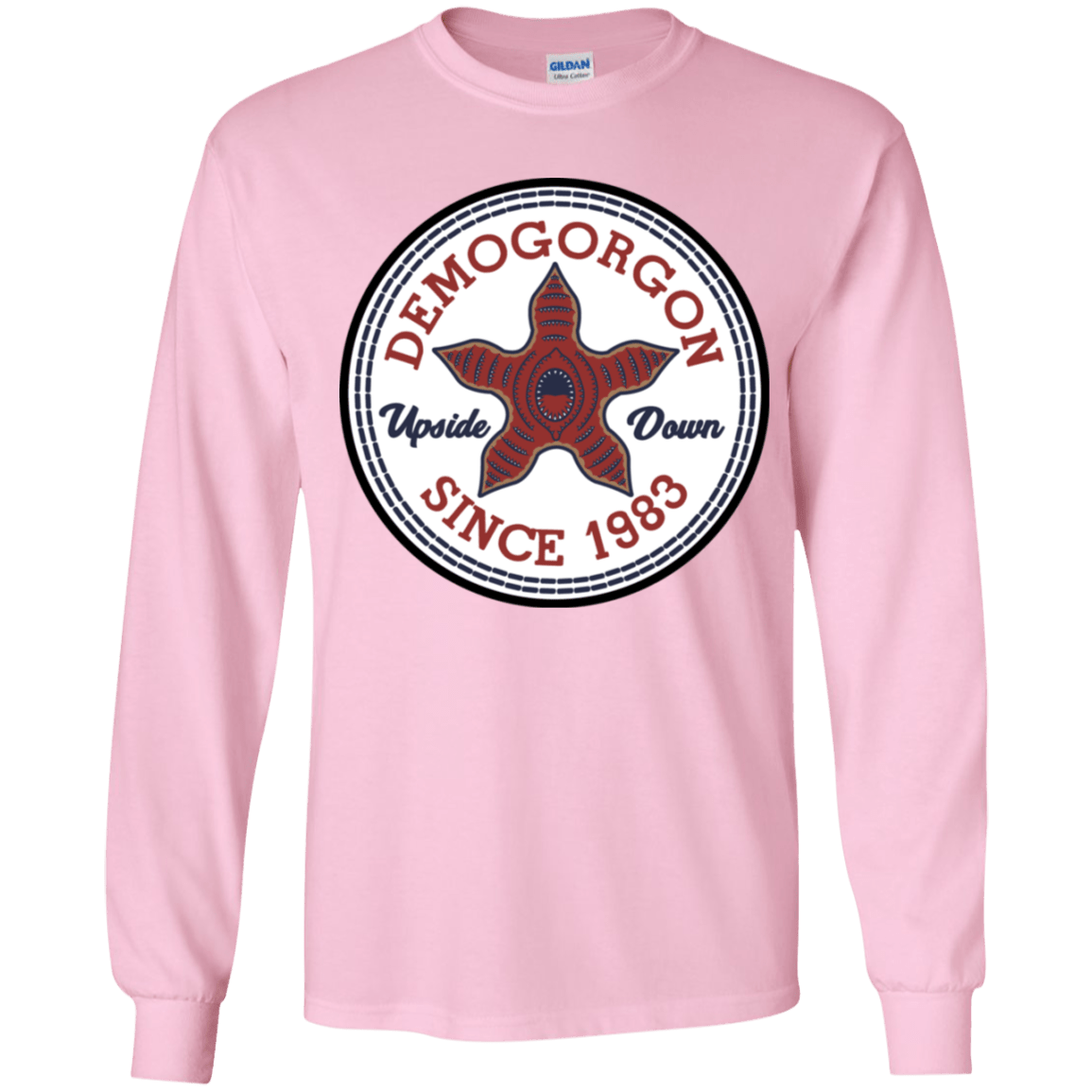 T-Shirts Light Pink / YS Demogorgon Youth Long Sleeve T-Shirt