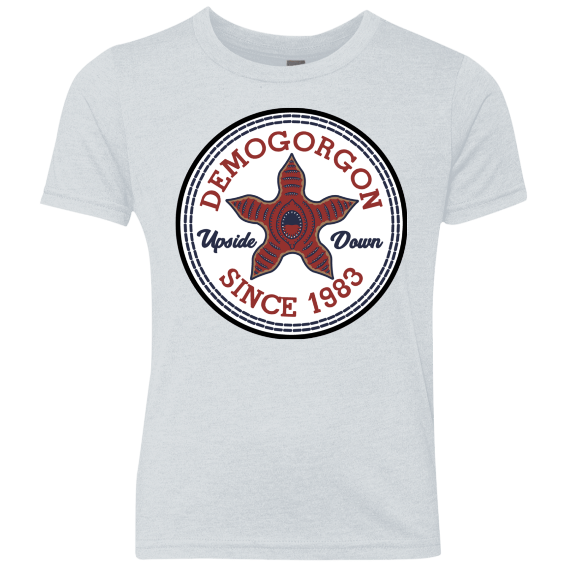 T-Shirts Heather White / YXS Demogorgon Youth Triblend T-Shirt