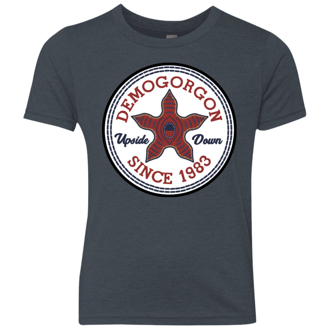T-Shirts Vintage Navy / YXS Demogorgon Youth Triblend T-Shirt