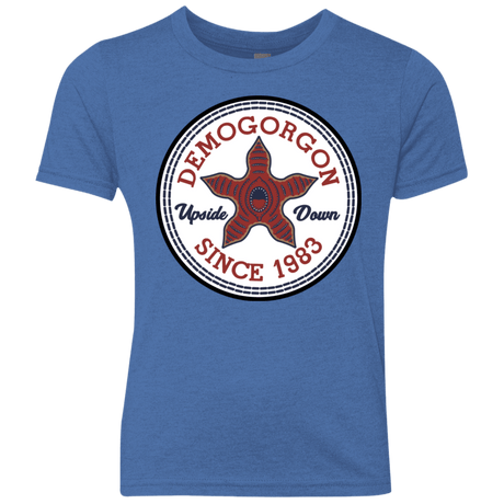 T-Shirts Vintage Royal / YXS Demogorgon Youth Triblend T-Shirt