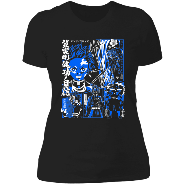 T-Shirts Black / X-Small Demon Manga Women's Premium T-Shirt