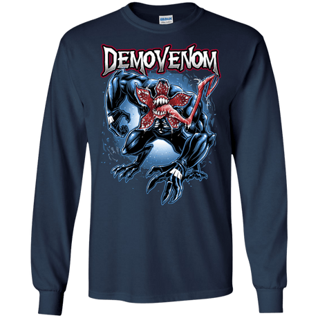 T-Shirts Navy / S Demovenom Men's Long Sleeve T-Shirt