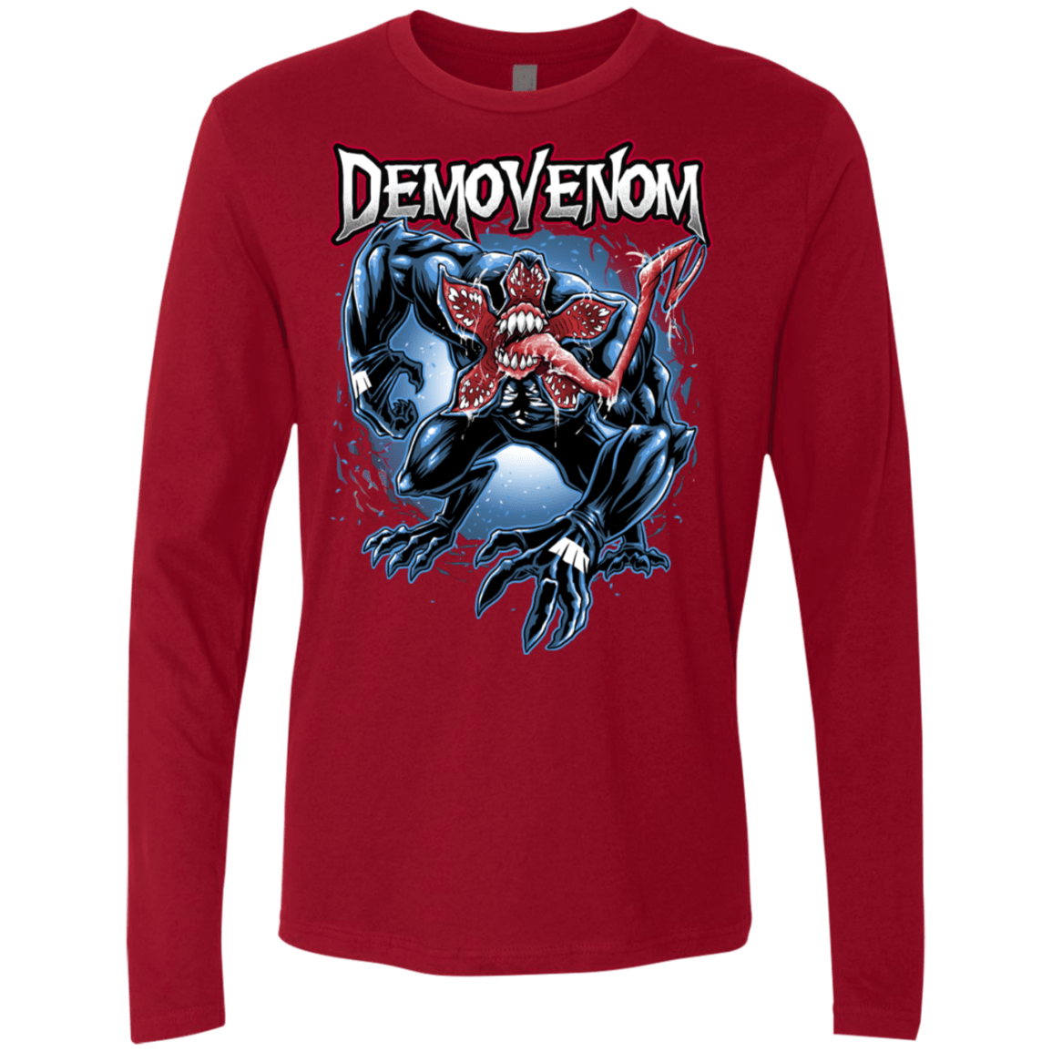 T-Shirts Cardinal / S Demovenom Men's Premium Long Sleeve