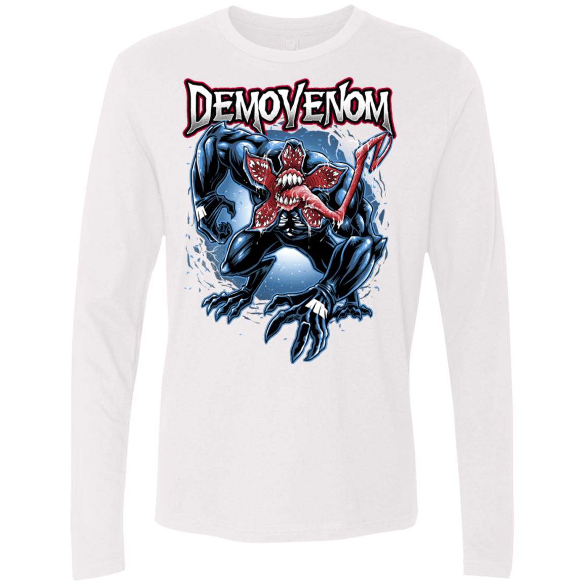 T-Shirts White / S Demovenom Men's Premium Long Sleeve