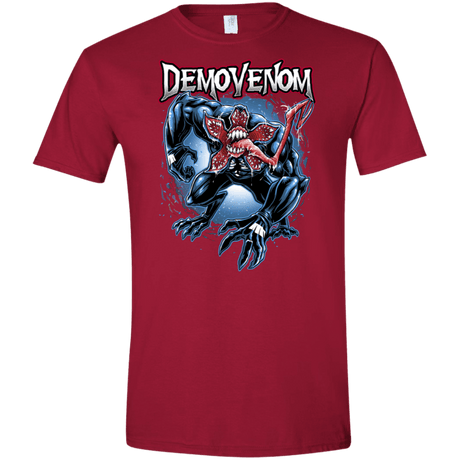 T-Shirts Cardinal Red / S Demovenom Men's Semi-Fitted Softstyle