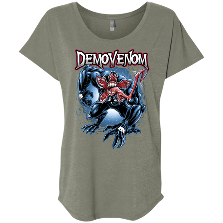 T-Shirts Venetian Grey / X-Small Demovenom Triblend Dolman Sleeve