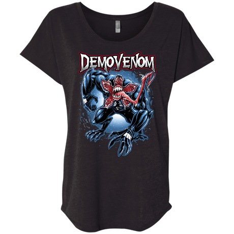 T-Shirts Vintage Black / X-Small Demovenom Triblend Dolman Sleeve