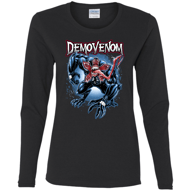 T-Shirts Black / S Demovenom Women's Long Sleeve T-Shirt