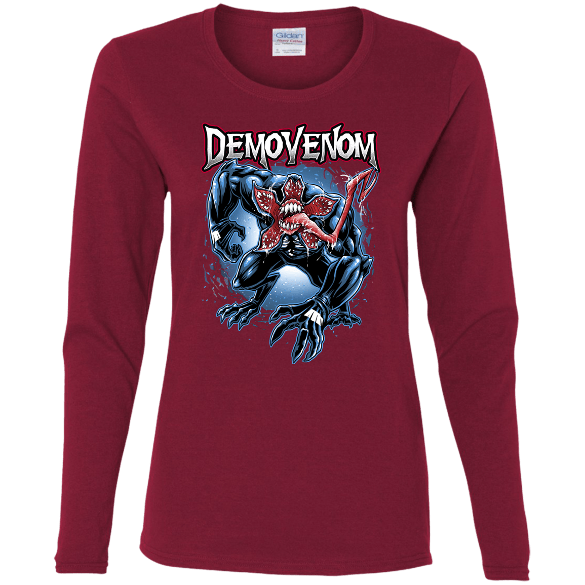 T-Shirts Cardinal / S Demovenom Women's Long Sleeve T-Shirt