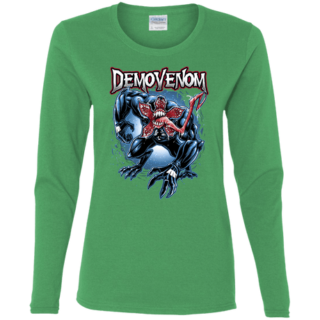 T-Shirts Irish Green / S Demovenom Women's Long Sleeve T-Shirt