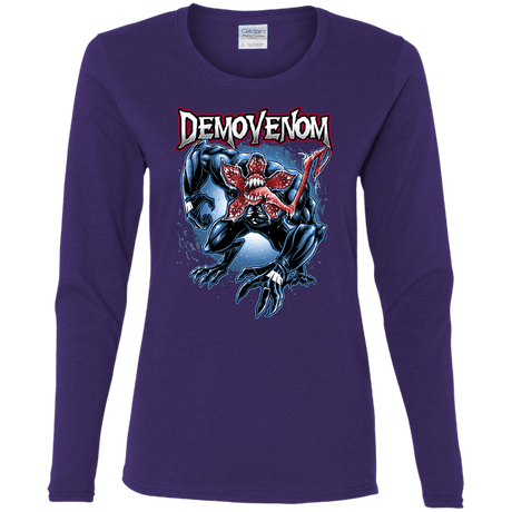 T-Shirts Purple / S Demovenom Women's Long Sleeve T-Shirt