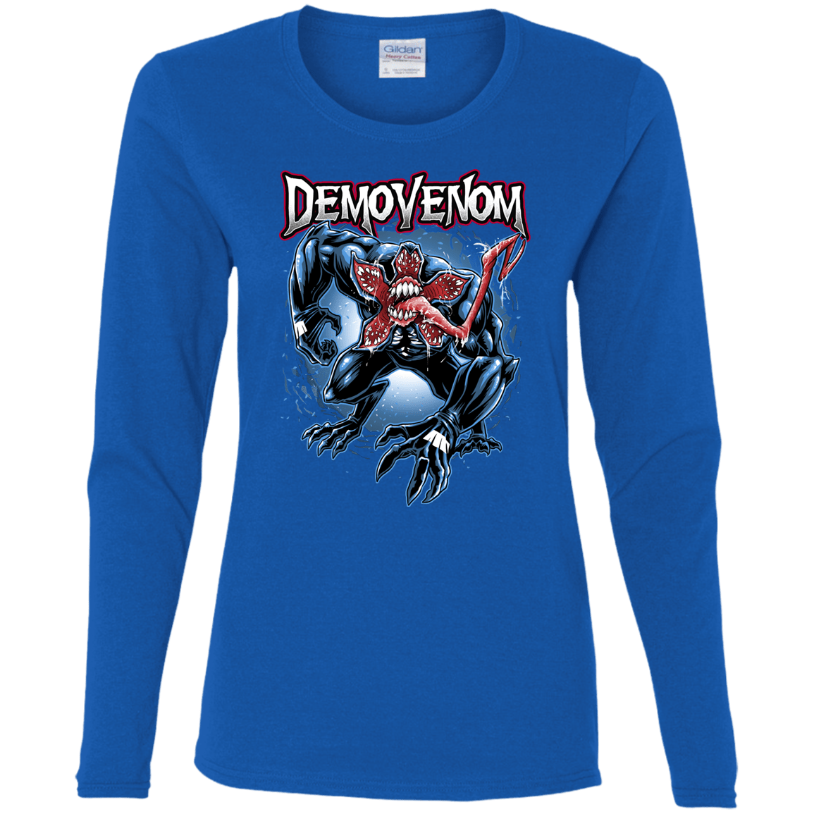 T-Shirts Royal / S Demovenom Women's Long Sleeve T-Shirt