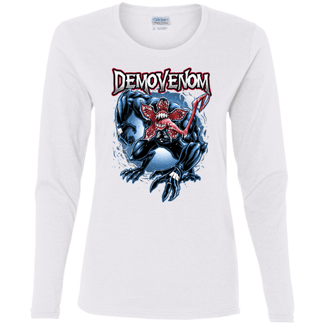 T-Shirts White / S Demovenom Women's Long Sleeve T-Shirt