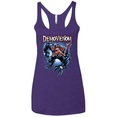 T-Shirts Purple Rush / X-Small Demovenom Women's Triblend Racerback Tank