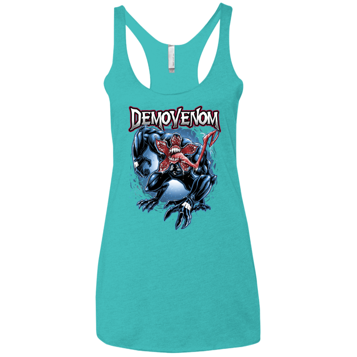 T-Shirts Tahiti Blue / X-Small Demovenom Women's Triblend Racerback Tank