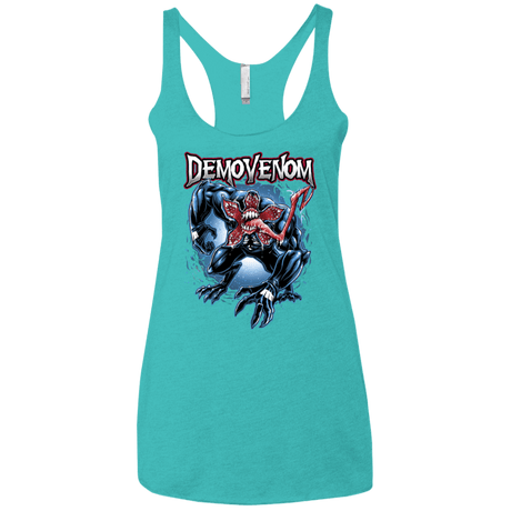 T-Shirts Tahiti Blue / X-Small Demovenom Women's Triblend Racerback Tank