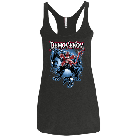 T-Shirts Vintage Black / X-Small Demovenom Women's Triblend Racerback Tank