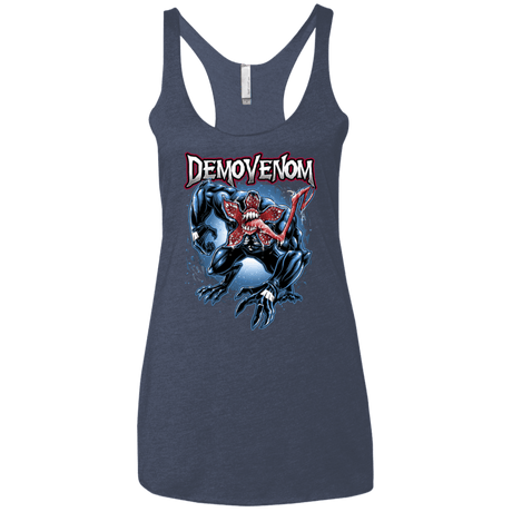 T-Shirts Vintage Navy / X-Small Demovenom Women's Triblend Racerback Tank
