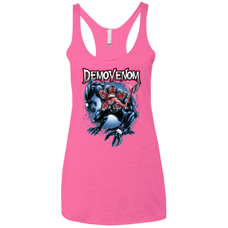 T-Shirts Vintage Pink / X-Small Demovenom Women's Triblend Racerback Tank