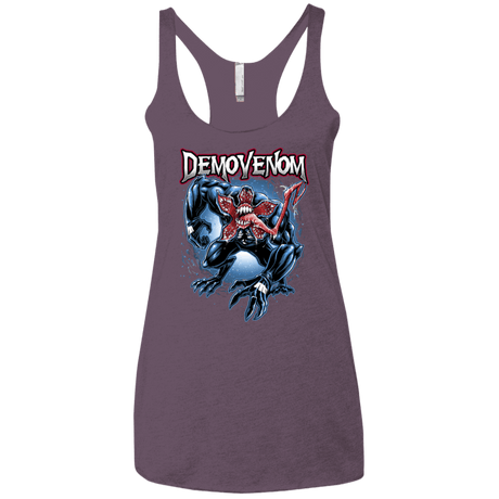 T-Shirts Vintage Purple / X-Small Demovenom Women's Triblend Racerback Tank