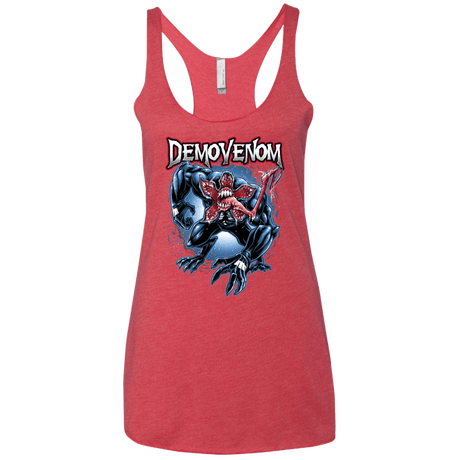 T-Shirts Vintage Red / X-Small Demovenom Women's Triblend Racerback Tank