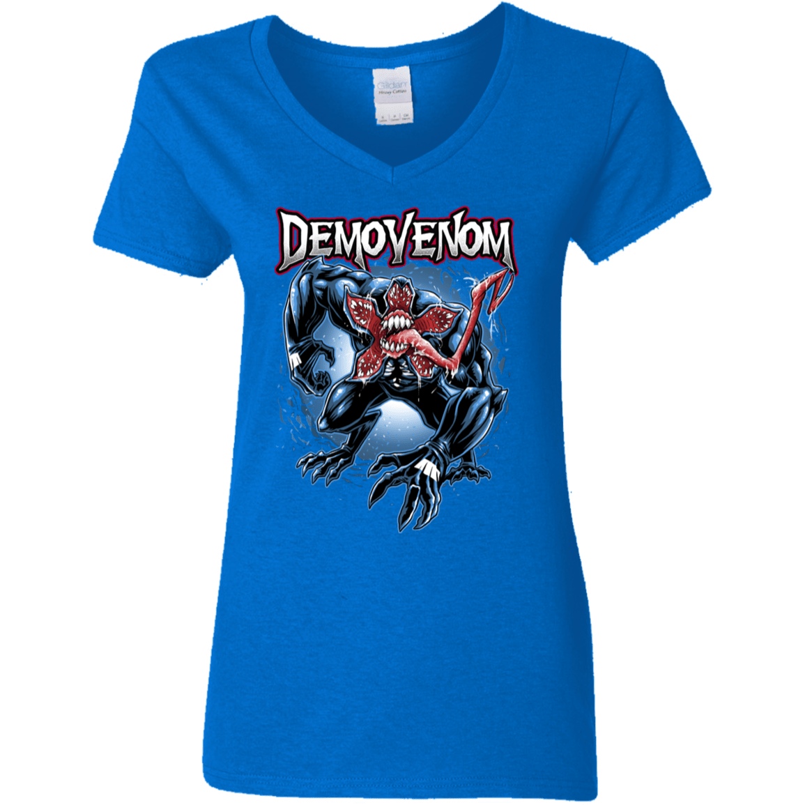 T-Shirts Royal / S Demovenom Women's V-Neck T-Shirt