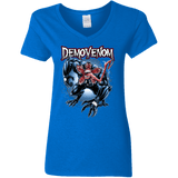 T-Shirts Royal / S Demovenom Women's V-Neck T-Shirt