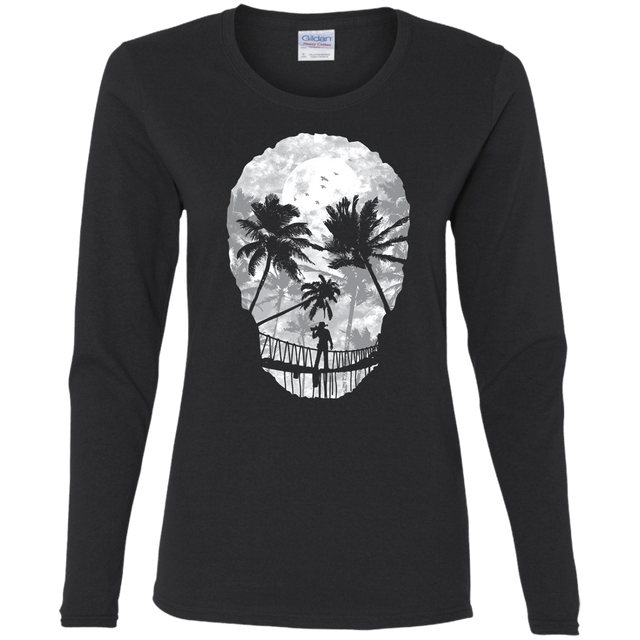 T-Shirts Black / S Desolate Death Women's Long Sleeve T-Shirt