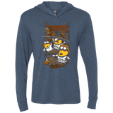 T-Shirts Indigo / X-Small Despicable Rebels Triblend Long Sleeve Hoodie Tee