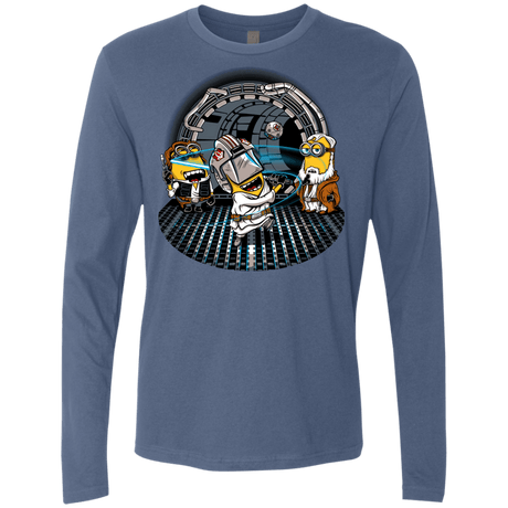 T-Shirts Indigo / Small Despicable Training Men's Premium Long Sleeve