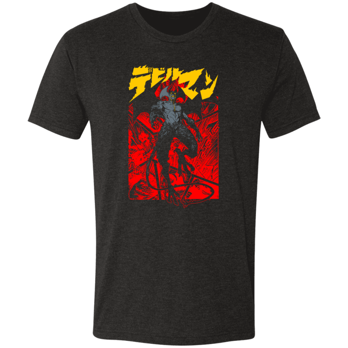 T-Shirts Vintage Black / S Devilman Rising Men's Triblend T-Shirt