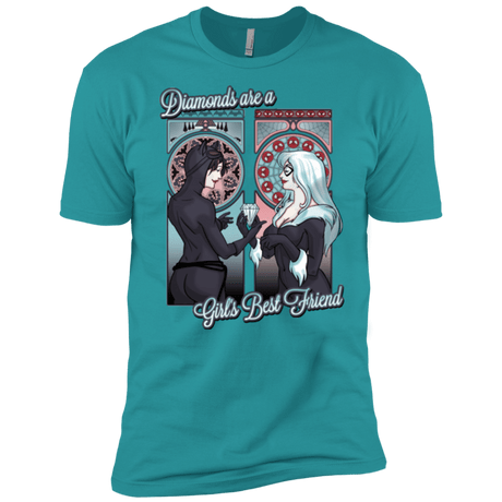 T-Shirts Tahiti Blue / X-Small Diamonds are a Girl's Best Friend Men's Premium T-Shirt