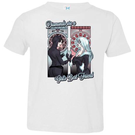 T-Shirts White / 2T Diamonds are a Girl's Best Friend Toddler Premium T-Shirt