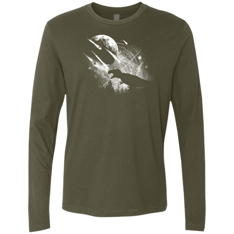 T-Shirts Military Green / Small Dino death Men's Premium Long Sleeve