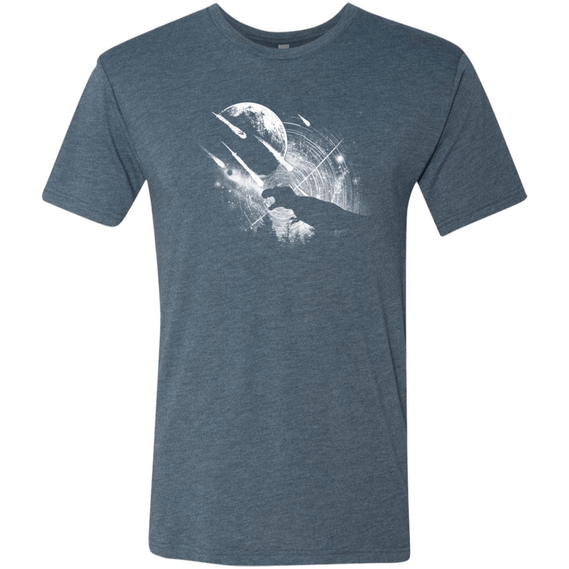 T-Shirts Indigo / Small Dino death Men's Triblend T-Shirt