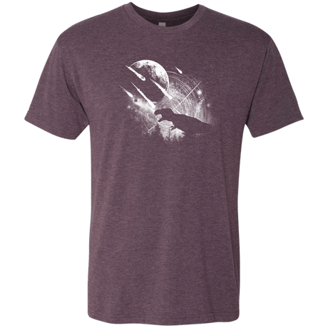 T-Shirts Vintage Purple / Small Dino death Men's Triblend T-Shirt