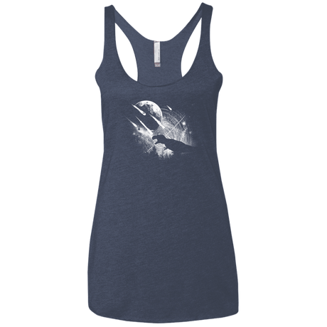 T-Shirts Vintage Navy / X-Small Dino death Women's Triblend Racerback Tank