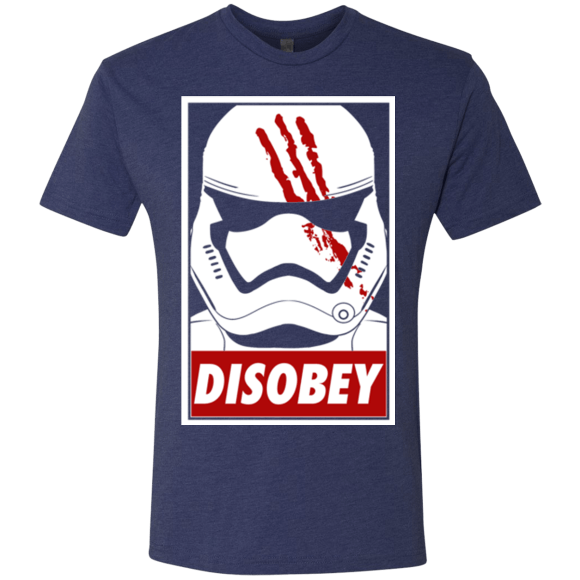 T-Shirts Vintage Navy / Small Disobey Men's Triblend T-Shirt