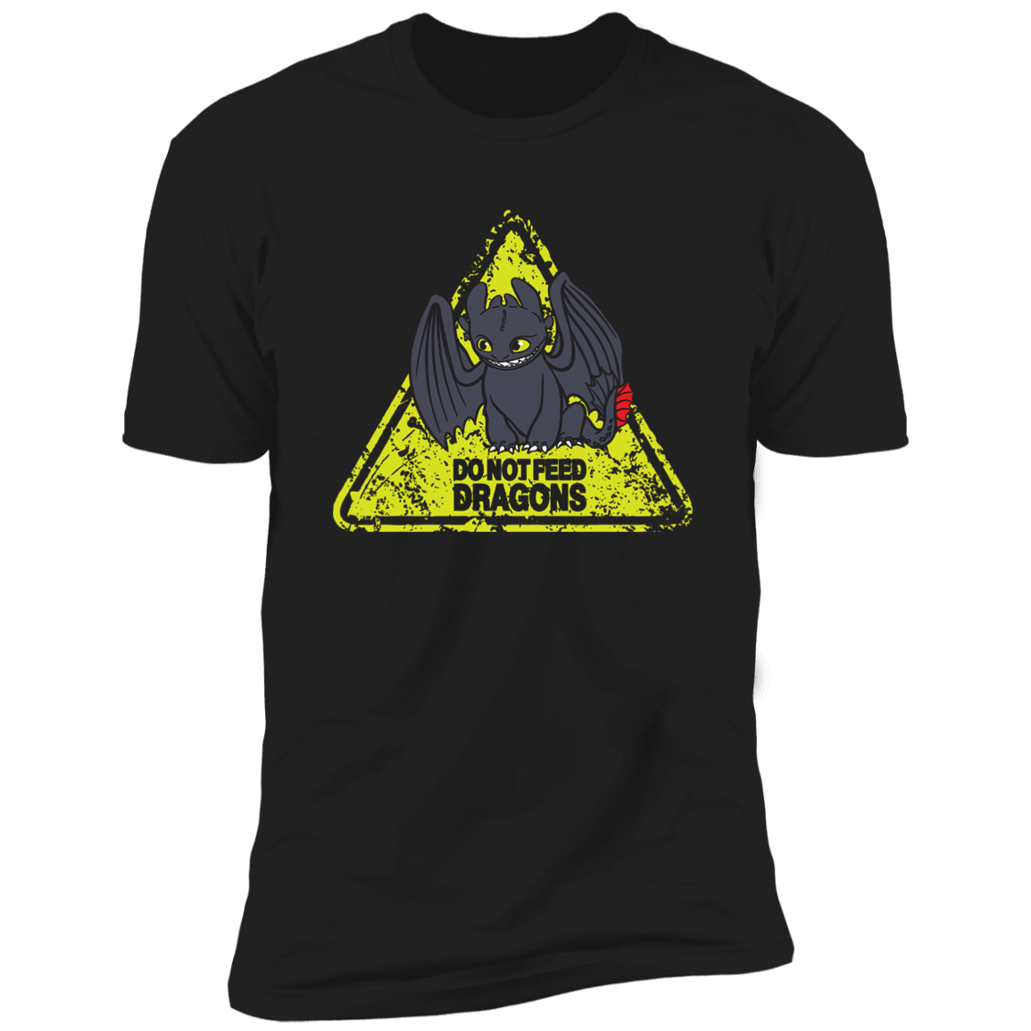 T-Shirts Black / X-Small Do Not Feed Dragons Men's Premium T-Shirt