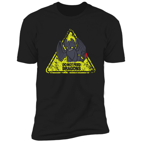 T-Shirts Black / X-Small Do Not Feed Dragons Men's Premium T-Shirt