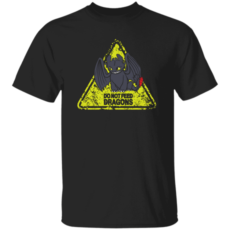 T-Shirts Black / YXS Do Not Feed Dragons Youth T-Shirt