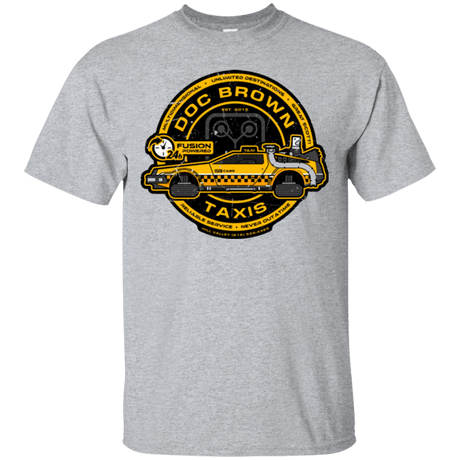 T-Shirts Sport Grey / Small Doc Brown Taxis T-Shirt