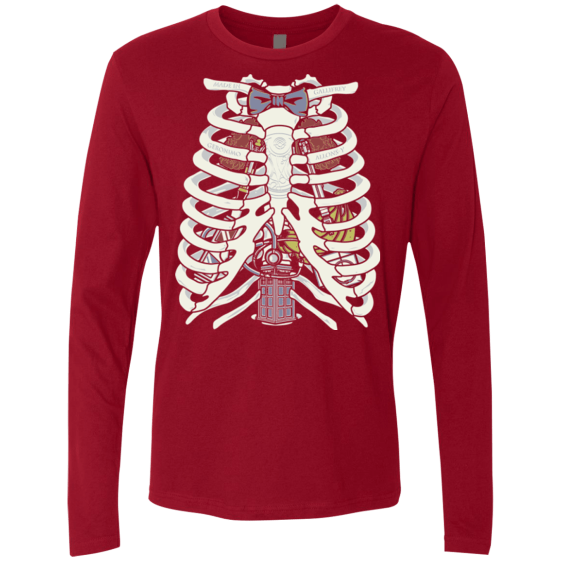 T-Shirts Cardinal / Small Doctor Inside Men's Premium Long Sleeve