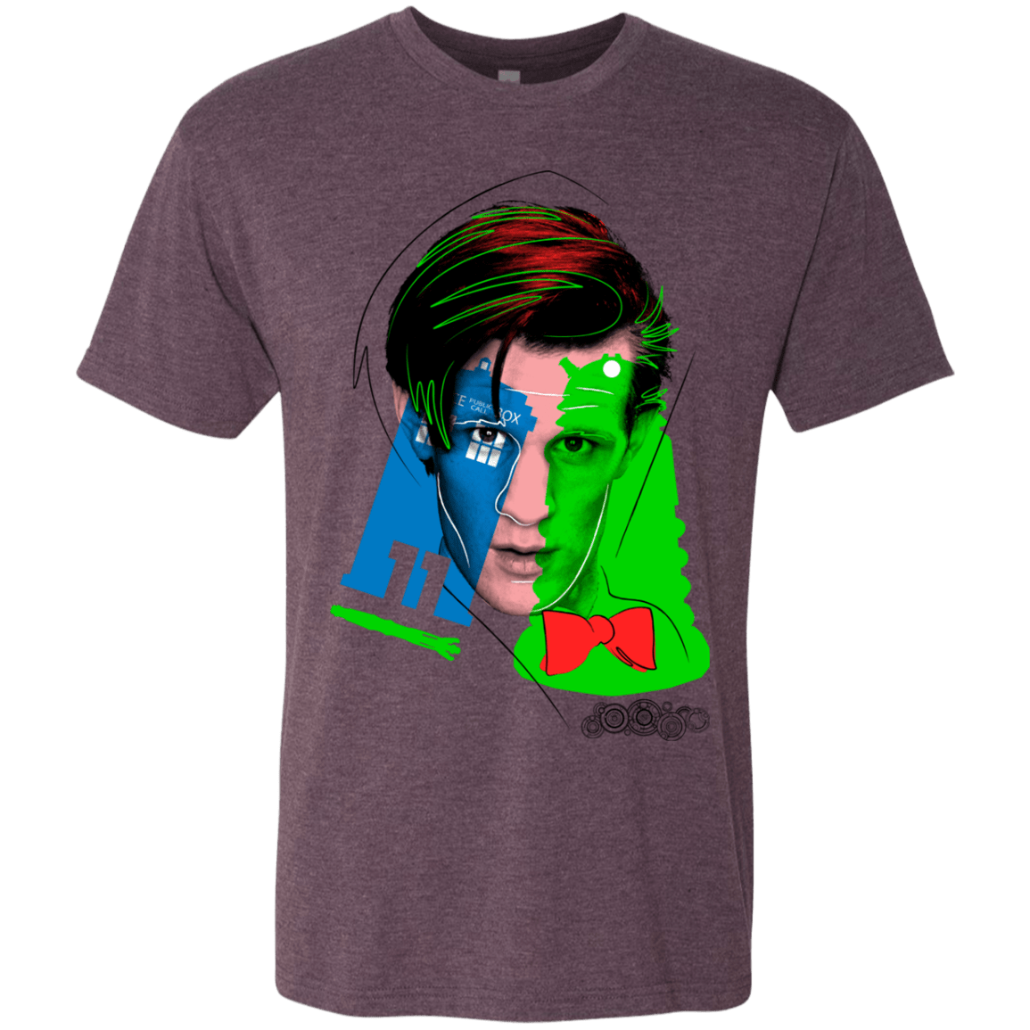 T-Shirts Vintage Purple / S Doctor Warwhol 11 Men's Triblend T-Shirt