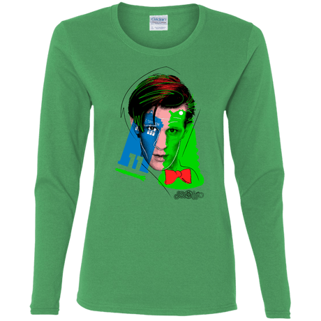 T-Shirts Irish Green / S Doctor Warwhol 11 Women's Long Sleeve T-Shirt
