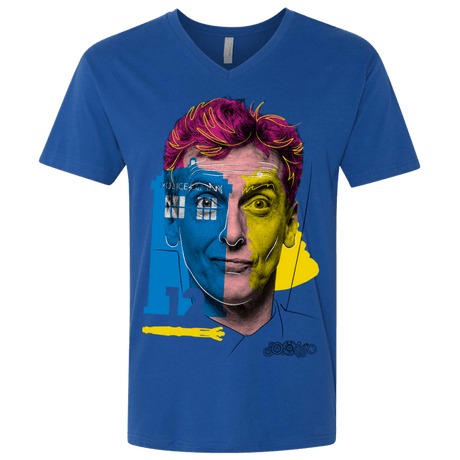 T-Shirts Royal / X-Small Doctor Warwhol 12 Men's Premium V-Neck
