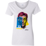 T-Shirts White / S Doctor Warwhol 12 Women's V-Neck T-Shirt