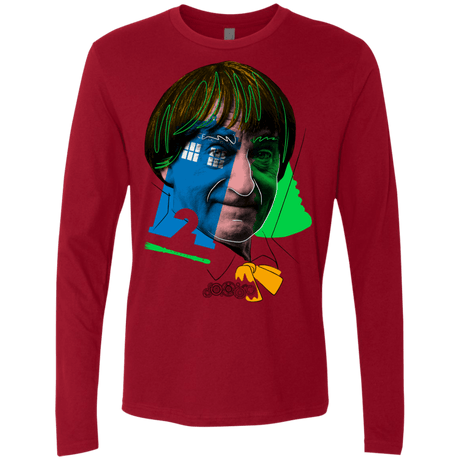 T-Shirts Cardinal / S Doctor Warwhol 2 Men's Premium Long Sleeve